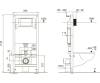 Система инсталляции для подвесного унитаза TECE TECEspring S401104 4 в 1 с кнопкой смыва черный матовый фото 4