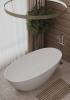 Ванна из искусственного камня Allen Brau Krion Oval 2.35003.21 белая матовая, 171x82 фото 10