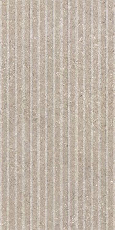 Керамогранит Dado Ceramica Shellstone 005498 Taupe Rigat-One 3D 60x120