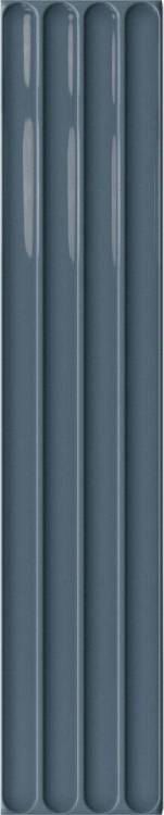 Керамическая плитка Dna Tiles Plinto In Blue Gloss 10.7x54.2
