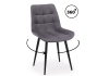 Стул на металлокаркасе Notta Челси 632466 Темно-серый (zd 995)