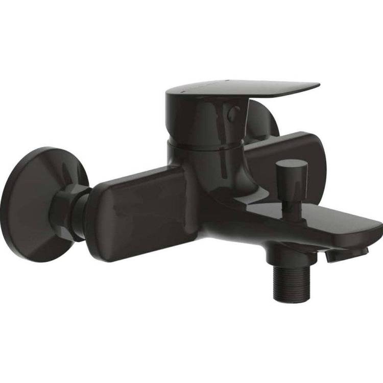 Смеситель для ванны Bravat Rhein F6429564BW-01-ENG черный матовый