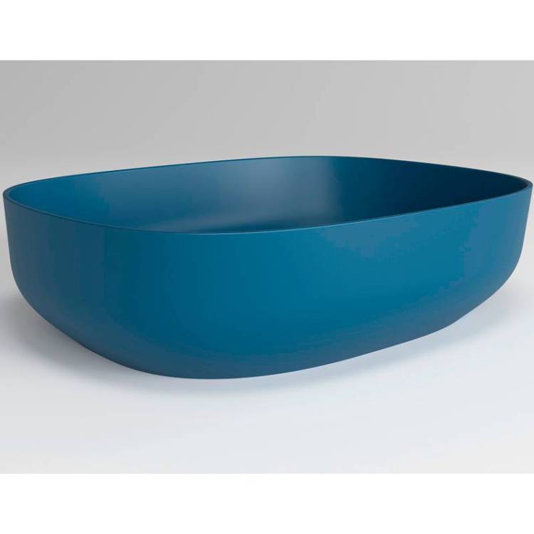 Раковина Plumberia Selection VELOMA OVAL BDT 38x48x12.5 блу деним