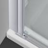 Душевая дверь в нишу Vincea Alpha VDP-3AL900CLB 900x1950, профиль черный, стекло прозрачное фото 7