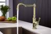 Смеситель для кухни Aquatek Классик AQ1580PG полированное золото фото 5