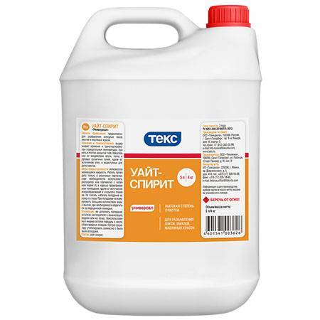 Уайт-спирит Текс 5 л