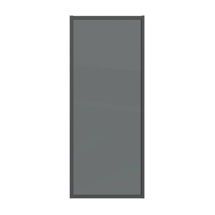 Душевая перегородка Grossman Style 200.K33.05.100.21.10 профиль черный матовый, стекло тонированное, 100x195