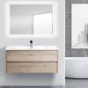 Тумба с раковиной BelBagno Kraft 100 rovere galifax bianco фото 2