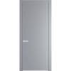 Межкомнатная дверь Profil Doors 1 PA полотно Смоки, профиль серебро 800x2000