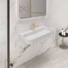 Раковина Vincea Solid Surface VWB-6SG75MW из искусственного камня, 750x460x120, подвесная, цвет белый матовый фото 3