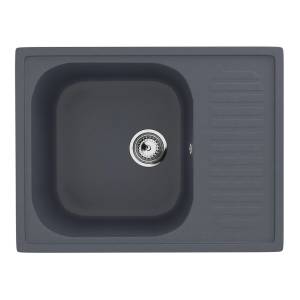 Мойка кухонная Uperwood Simple (Симпл) UPD-301-343 антрацит, 64x49