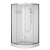 Душевая кабина Am.Pm X-Joy W94C-401-100MT 100x100, 1/4 круга, профиль матовый хром, стекло прозрачное