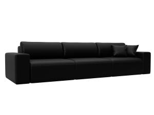 Прямой диван Лига Диванов Лига-036 НПБ Классик Лонг 127672 GRIFON 18 черный