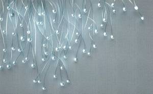 3D Фотообои Artegrafico «Бирюзовые светлячки» FANT-049 песок