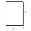 Сенсорное ведро 12 л JAVA S-882-12R малиновый фото 2