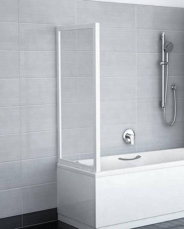 Боковая стенка Ravak APSV-70 Transparent, профиль белый