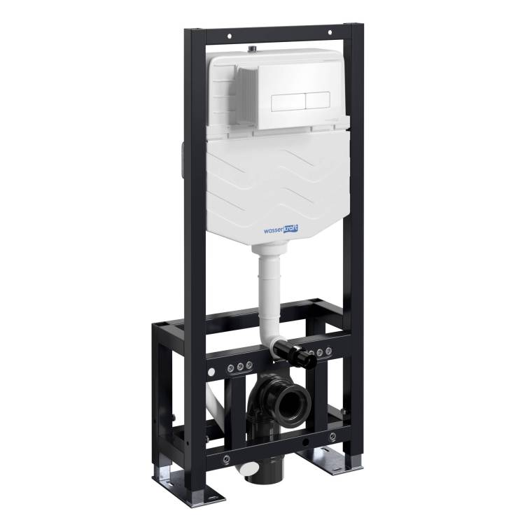 Система инсталляции для унитазов Wasserkraft Dill 61TLT.010.ME.WH03 клавиша белый