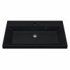 Раковина Uperwood Classic Quartz 291030008 черная матовая, уголь, 80x45 фото 6