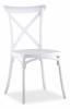 Стул Stool Group Кроссбэк Y030 white пластиковый, белый