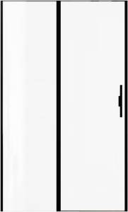 Душевая дверь в нишу Allen Brau Priority 3.31033.BBA профиль черный матовый, 1200x2000