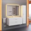 Тумба с раковиной Uperwood Modul 393020552 подвесная, матовая, белая, 100 см фото 12