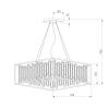 Люстра подвесная хрустальная Bogates Cella 377/9 Strotskis Smart фото 8