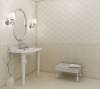 Бордюр Global Tile Adele B24AW0701M  Бежевый 7.7x27 фото 2