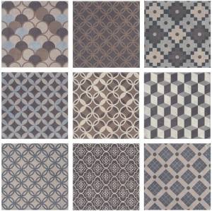 Керамогранит Kerama Marazzi Карнаби-стрит SG1577N Серый Орнамент 20x20 Керамогранит Kerama Marazzi Карнаби-стрит SG1577N Серый Орнамент 20x20