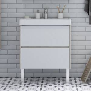 Тумба с раковиной AQUATON Сканди 70 дуб верона