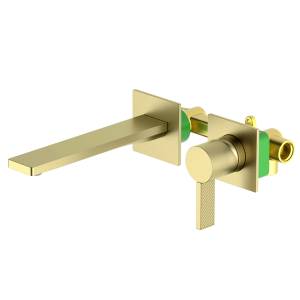 Смеситель для раковины Timo Caisa 9072/17SM встраиваемый, золото матовое