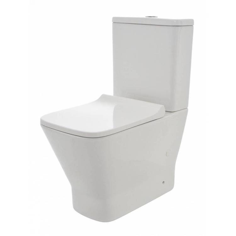 Унитаз напольный AQUAme AQM1005 Rimless с крышкой-сиденьем микролифт