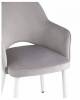 Стул Stool Group Венера MC16-2 KD HLR-14 (NP) велюр серебристый, ножки белые фото 6