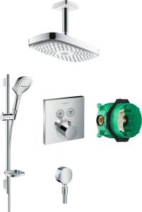 Душевой комплект Hansgrohe Raindance Select E 300 (2 jet) 27384000 + 26620000 + 27506000 + 15763000