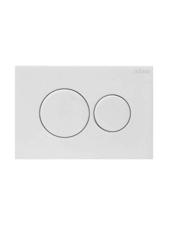 Кнопка смыва Cezares Pneumatic PN1-BTN-BL белый глянец