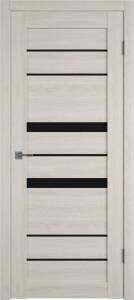 Межкомнатная дверь Владимирская Фабрика Дверей Atum Pro 30 Scansom Oak стекло Black Gloss 600x2000