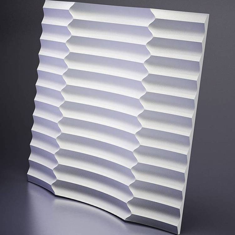 Гипсовая 3D панель Artpole Ruffle M-0033 600x600
