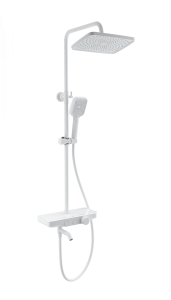 Душевая стойка Wonzon & Woghand WW-B3099-A-MW с термостатом, белый