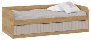 Кровать односпальная Трия Хилтон TRI_267815 Дуб Крафт золотой/Мокко матовый