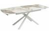Стол Woodville Rivoli 493167 gloss luxury pandora sintered stone, white 140(200)x90x76 фото 5