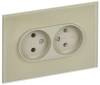 Розетка 2-местная IEK Skandy SK-R20-10-K10 бежевый