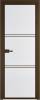 Межкомнатная дверь Profil Doors 3 AX цвет профиля Деорэ, стекло безопасное 6 мм мору белый 800x2000