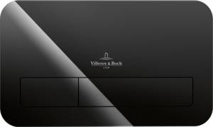 Кнопка смыва Villeroy&Boch Viconnect 922400RB черная глянцевая
