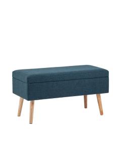 Банкетка Stool Group Сторми 19B485LK-14A темно-синий с ящиком