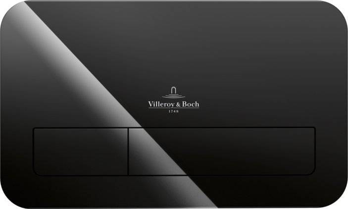 Кнопка смыва Villeroy&Boch Viconnect 922400RB черная глянцевая