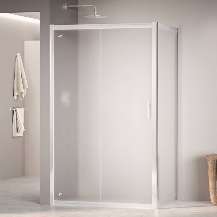 Душевой уголок RGW Passage PA-045 350804529-21 профиль хром, стекло матовое-сатинат, 120x90x195