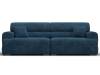Диван прямой Лига Диванов Лига 109 136484 BRUT 11 синий фото 2