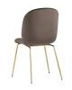 Набор из 2 стульев Stool Group Beetle 8329 VELVET BROWN X2 коричневый фото 8
