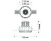 Встраиваемый светильник Italline IT08-8021 white 3000K фото 2