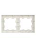 Рамка 2-постовая IEK Brite BR-M22-K36 жемчуг фото 3