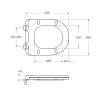 Унитаз-компакт BelBagno Flay-Tor BB2149CP-TOR/SC/BB2149T безободковый, с сиденьем микролифт, белый фото 13